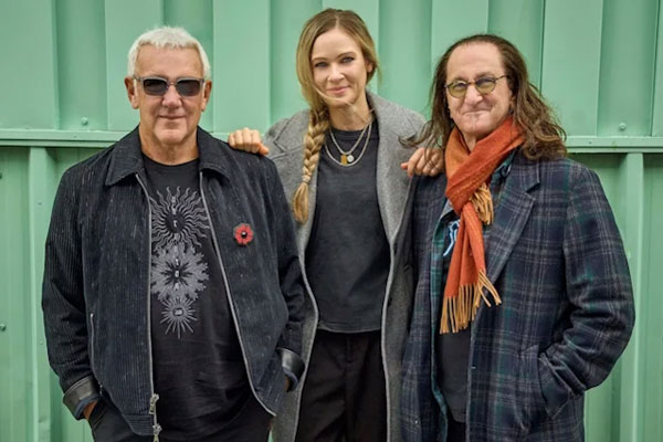 Alex Lifeson, Anika Nilles, Geddy Lee